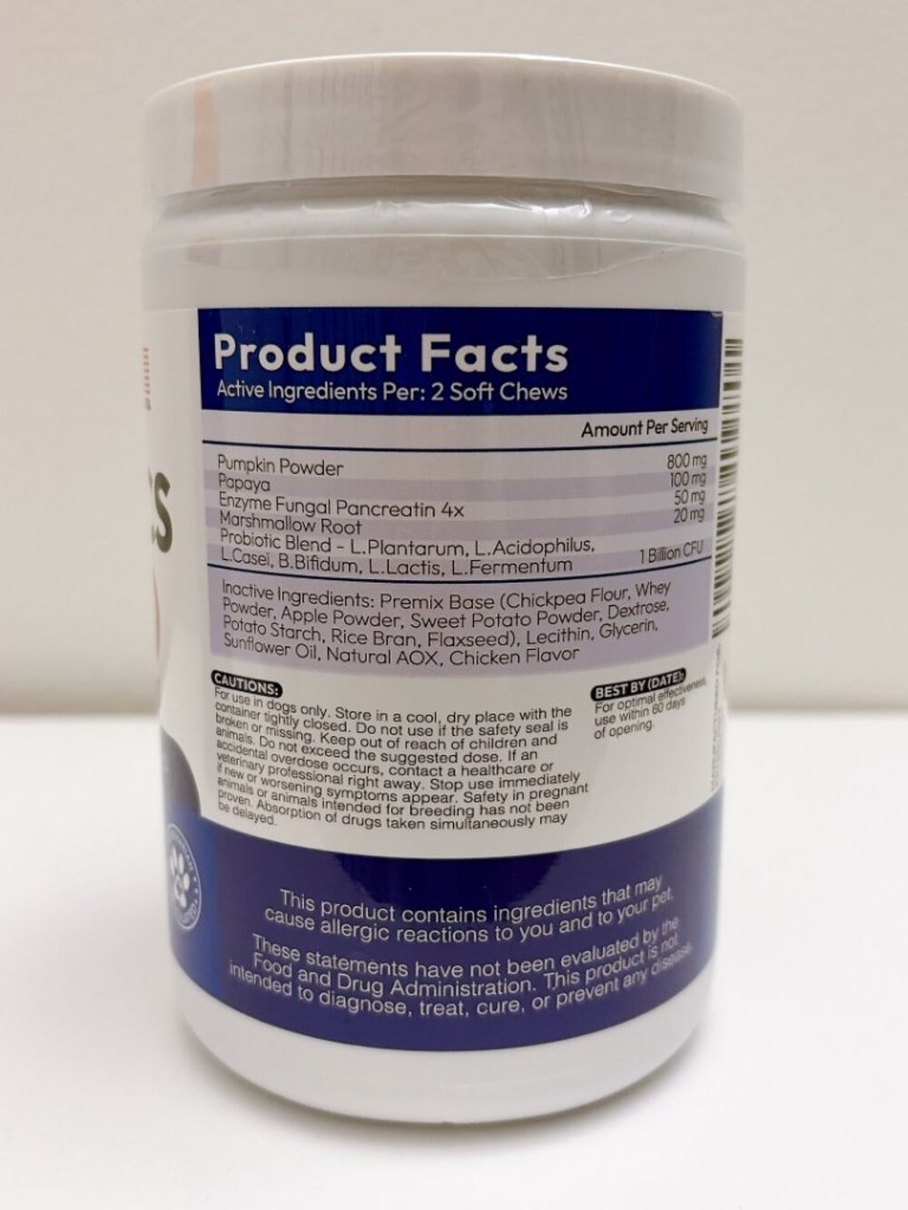 Probiotics for Dogs 250 Chews Digestive Gut Support Petsology - Picture 3 of 6